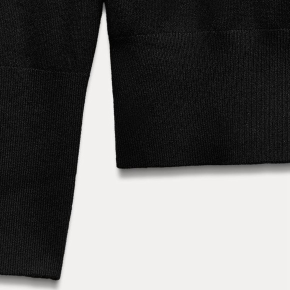 ZARA BLOGGER FAVORITE BASIC KNIT SWEATER - Picture 8 of 8